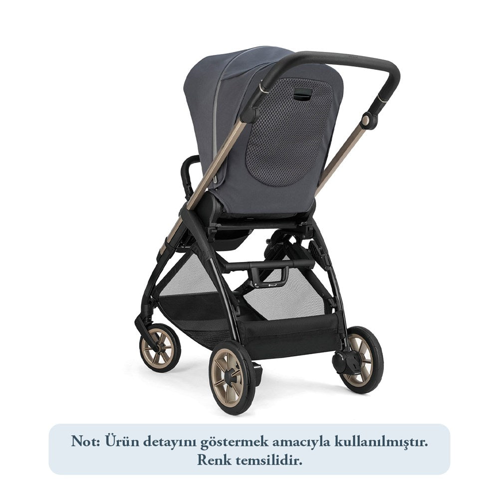 Inglesina Electa Plus Tek El Tek Hamle ile Katlanıp Açılan Çift Yön Bebek Arabası - Loft Green
