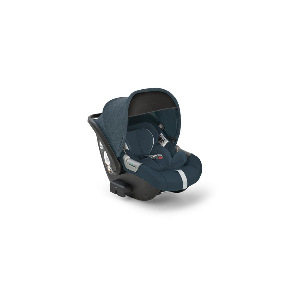 Inglesina Electa+ Tek El Katlanıp Açılan Çift Yön Bebek Arabası Ana Kucağı+Baza 3lü Set - Hudson Blue