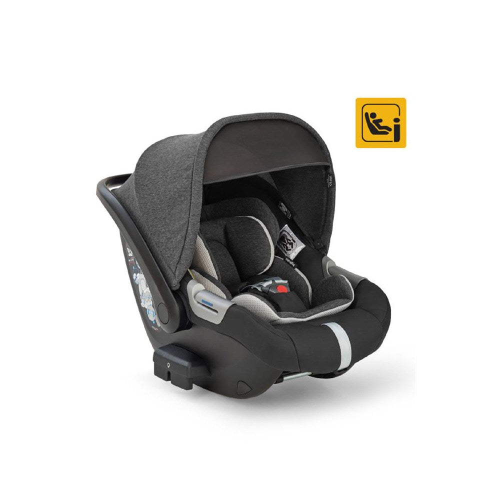 Inglesina Electa+ Tek El Katlanıp Açılan Çift Yön Bebek Arabası Ana Kucağı+Baza 3lü Set - Upper Black