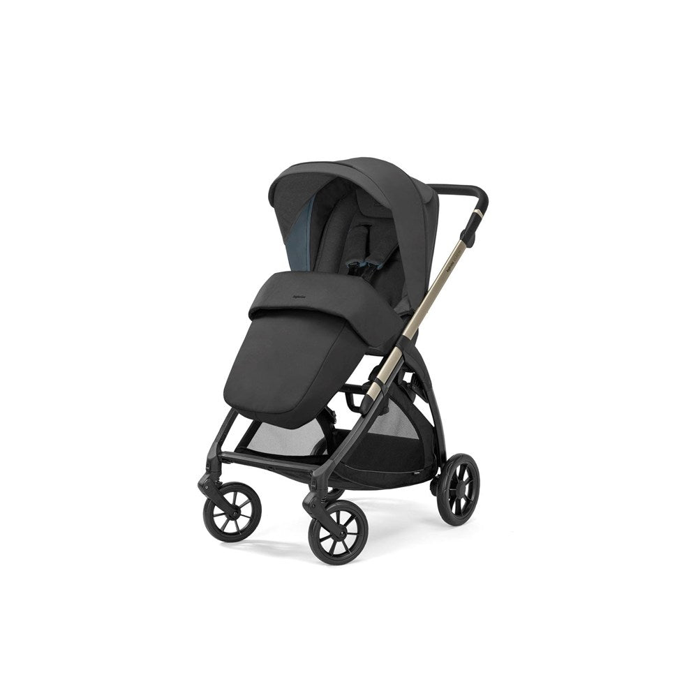 Inglesina Electa+ Tek El Katlanıp Açılan Çift Yön Bebek Arabası Ana Kucağı+Baza 3lü Set - Upper Black