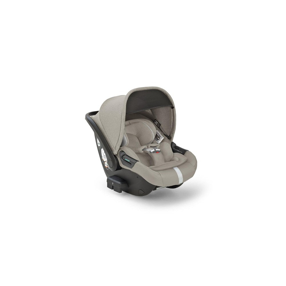 Inglesina Electa+ Tek El Katlanıp Açılan Çift Yön Bebek Arabası Yatabilen Ana Kucağı+Baza 3lü Set - Battery Beige