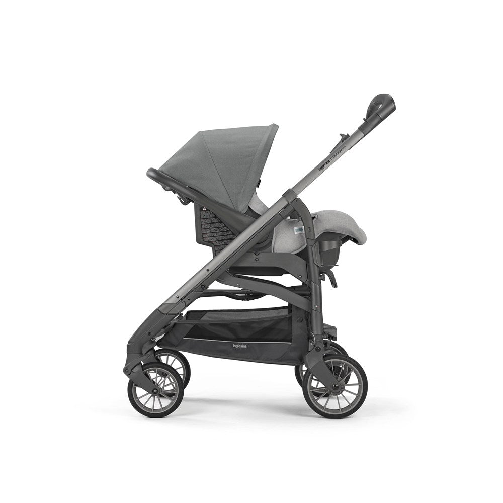 Inglesina Huggy Gr 0+ Bebek Ana Kucağı ve Oto Koltuğu 0-13 kg - Cayman Silver