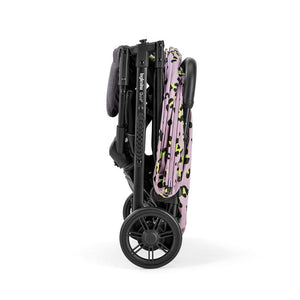 Inglesina Quid2 Tek El Tek Hamle ile Katlanıp Açılan Kabin Boy Bebek Arabası Özel Koleksiyon - Animalier Pink - Animalier Pınk
