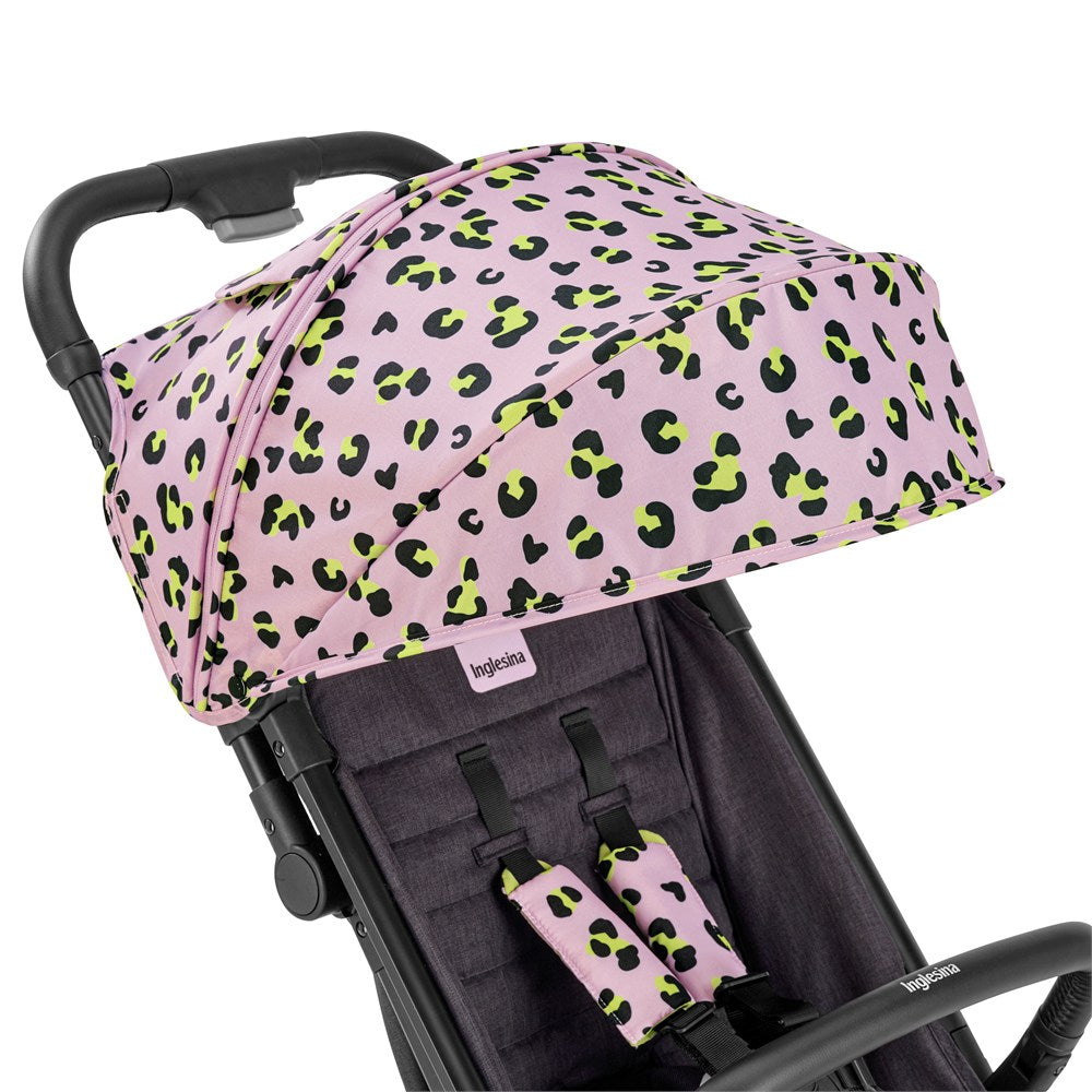 Inglesina Quid2 Tek El Tek Hamle ile Katlanıp Açılan Kabin Boy Bebek Arabası Özel Koleksiyon - Animalier Pink - Animalier Pınk