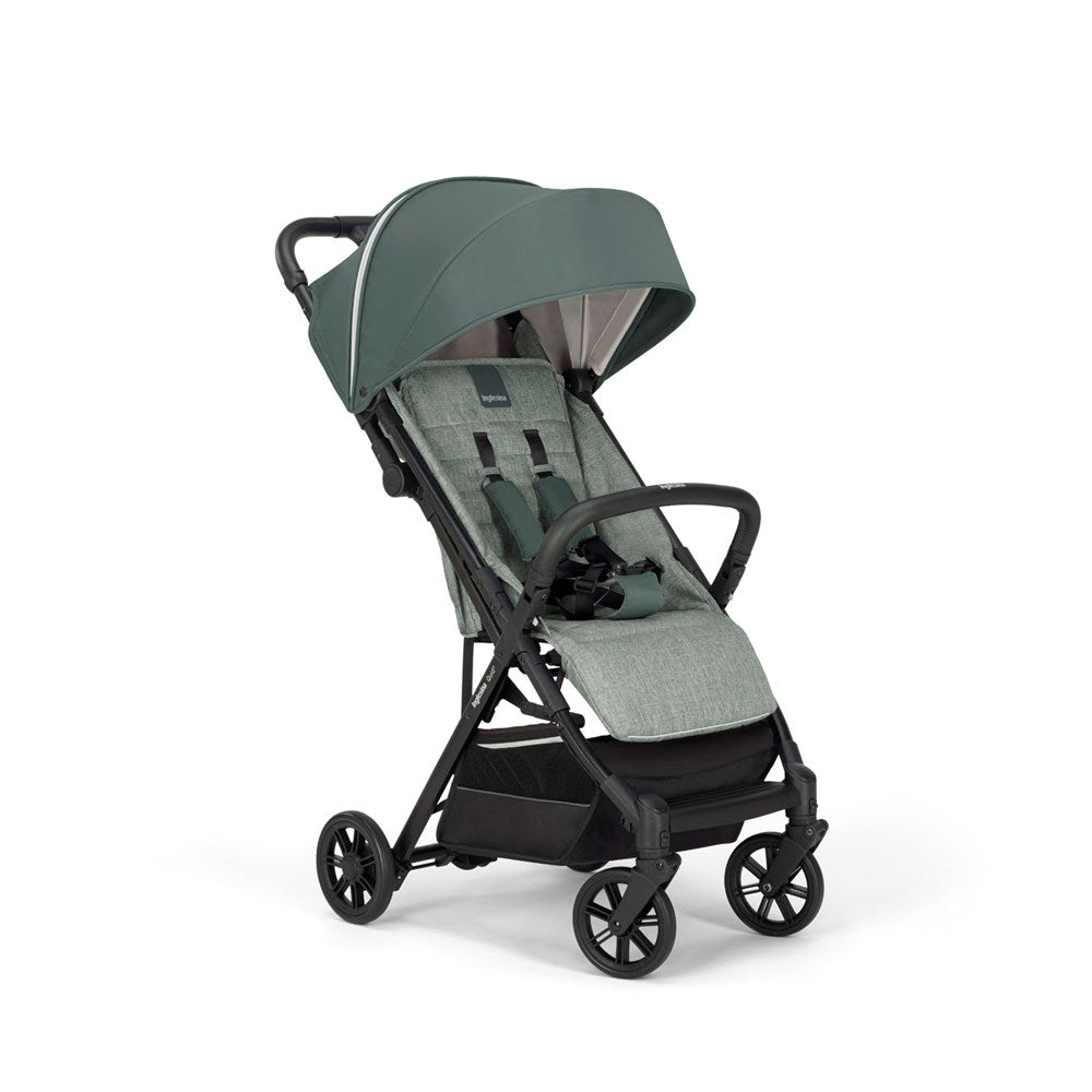 Inglesina Quid2 Tek El Tek Hamle ile Katlanıp Açılan Kabin Boy Bebek Arabası - Elephant Grey