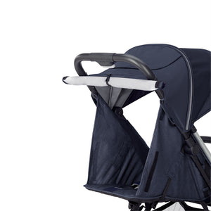 Inglesina Quid2 Tek El Tek Hamle ile Katlanıp Açılan Kabin Boy Bebek Arabası - Midnight Blue