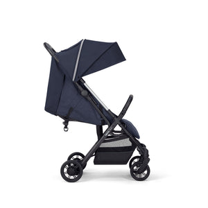 Inglesina Quid2 Tek El Tek Hamle ile Katlanıp Açılan Kabin Boy Bebek Arabası - Midnight Blue