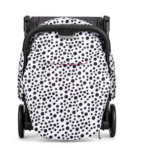 Inglesina Quid2+ Tek El Tek Hamle ile Katlanıp Açılan Kabin Boy Bebek Arabası Özel Koleksiyon - Polka White