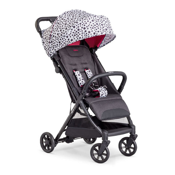 Inglesina Quid2+ Tek El Tek Hamle ile Katlanıp Açılan Kabin Boy Bebek Arabası Özel Koleksiyon - Polka White