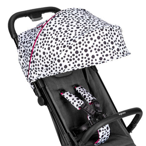 Inglesina Quid2+ Tek El Tek Hamle ile Katlanıp Açılan Kabin Boy Bebek Arabası Özel Koleksiyon - Polka White