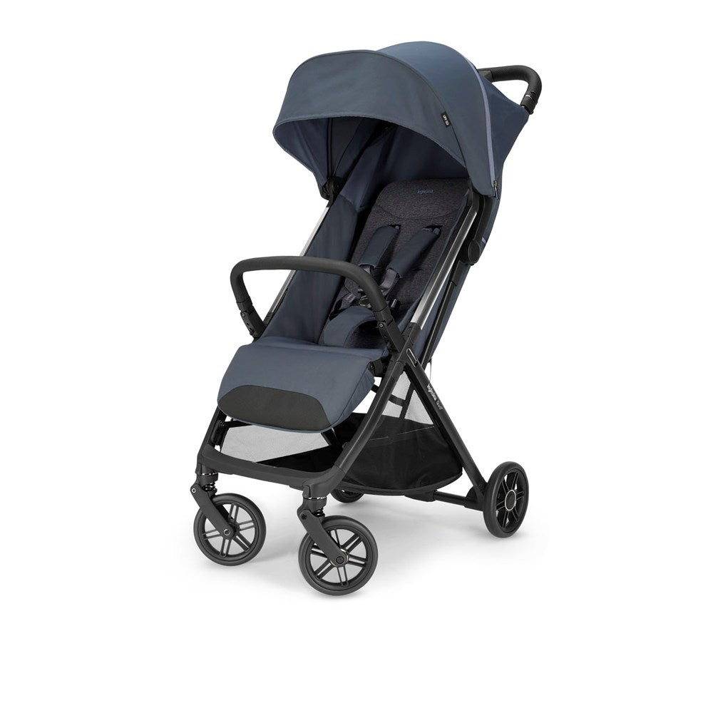 Inglesina Quid3 Tek El Tek Hamle ile Katlanıp Açılan Kabin Boy Bebek Arabası Astral Blue
