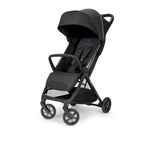 Inglesina Quid3 Tek El Tek Hamle ile Katlanıp Açılan Kabin Boy Bebek Arabası Cosmic Black