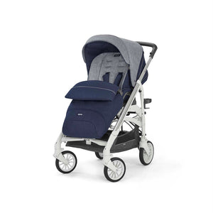 Inglesina Trilogy Tek El Tek Hamle ile Katlanıp Açılan Çift Yön Bebek Arabası - Antigua Blue