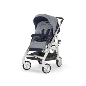 Inglesina Trilogy Tek El Tek Hamle ile Katlanıp Açılan Çift Yön Bebek Arabası - Antigua Blue
