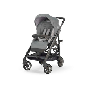 Inglesina Trilogy Tek El Tek Hamle ile Katlanıp Açılan Çift Yön Bebek Arabası - Cayman Silver
