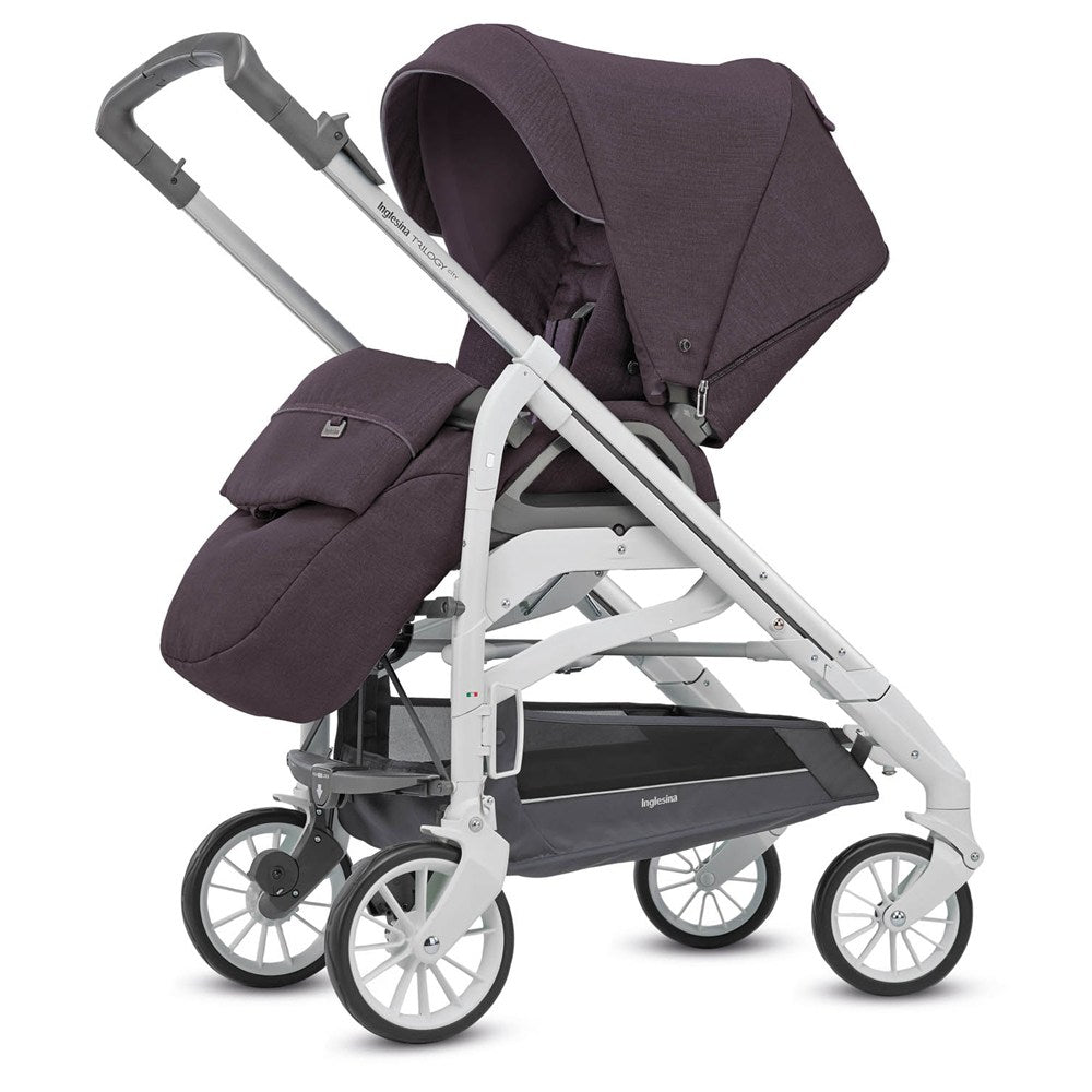 Inglesina Trilogy Tek El Tek Hamle ile Katlanıp Açılan Çift Yön Bebek Arabası - Marron Glace