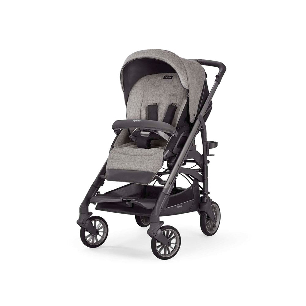 Inglesina Trilogy Tek El Tek Hamle ile Katlanıp Açılan Çift Yön Bebek Arabası - Maui Grey