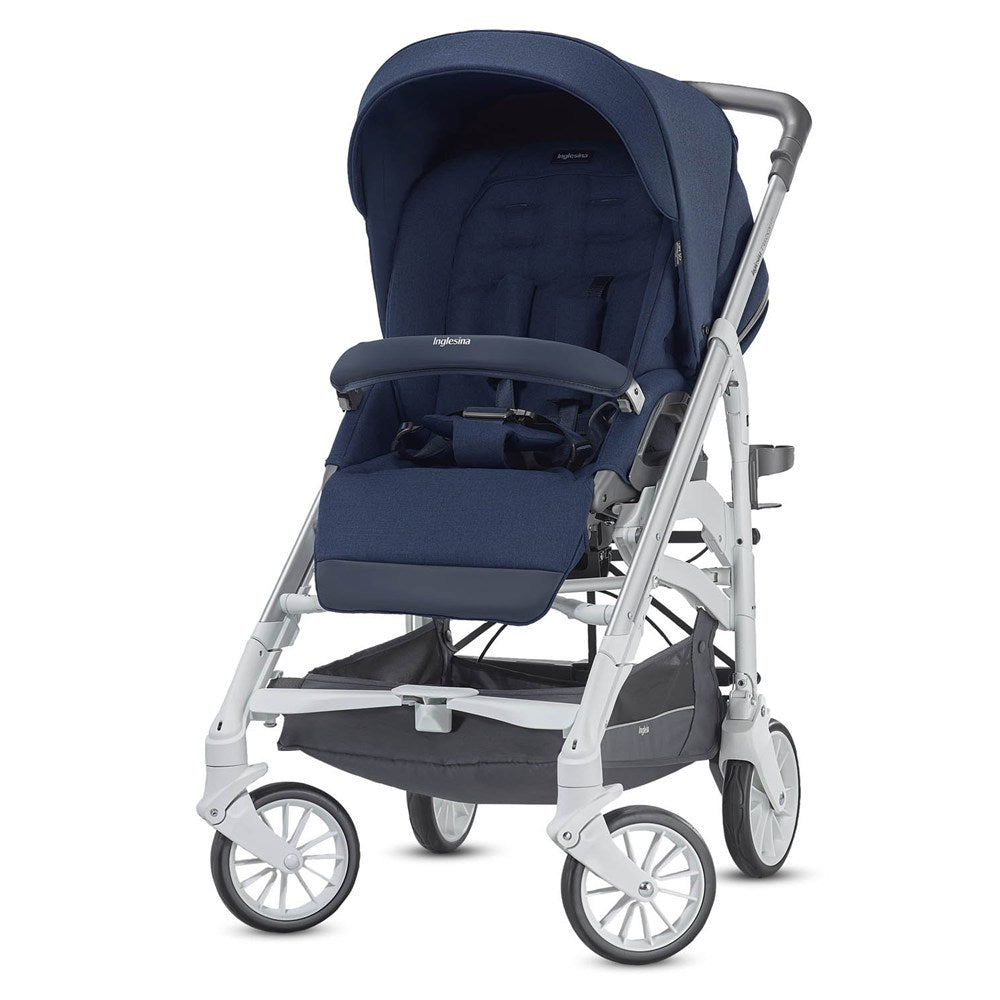 Inglesina Trilogy Tek El Tek Hamle ile Katlanıp Açılan Çift Yön Bebek Arabası - Sailor Blue