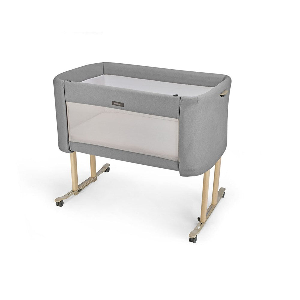 Inglesina Welcome Bed Anne Yanı Beşik – Premium Bebek Uyku Sistemi - Baku Grey
