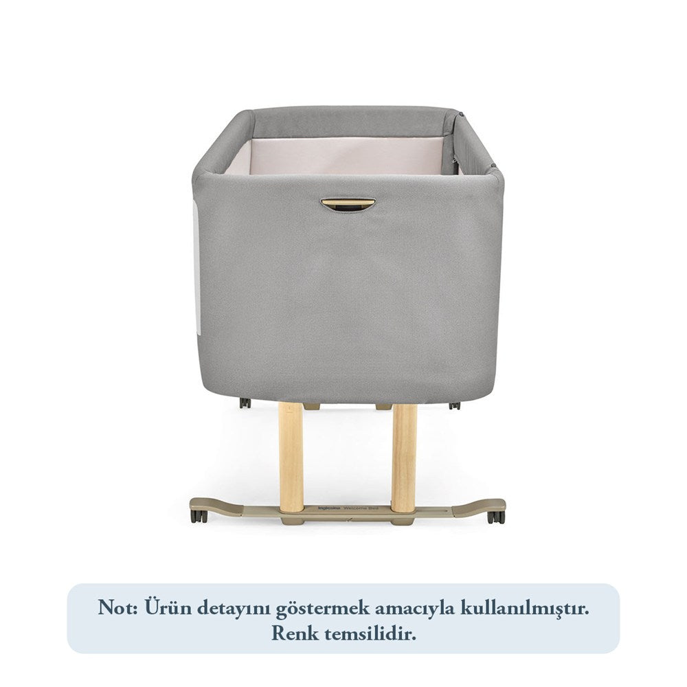 Inglesina Welcome Bed Anne Yanı Beşik – Premium Bebek Uyku Sistemi - Morpheus Beige