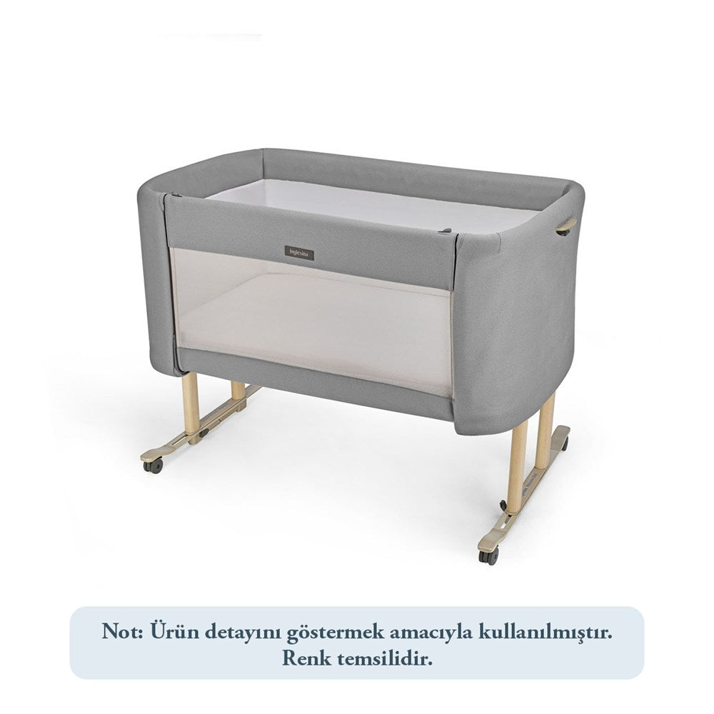 Inglesina Welcome Bed Anne Yanı Beşik – Premium Bebek Uyku Sistemi - Morpheus Beige