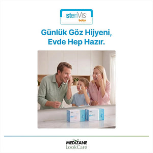 Medizane LookCare SteriVIS Baby Hassas Göz Temizleme Mendili 30lu