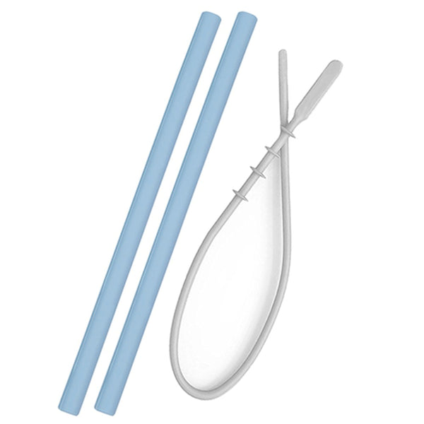 OiOi Silikon Pipet 2'li - Mineral Blue & Tem.Fırç. Mineral Blue