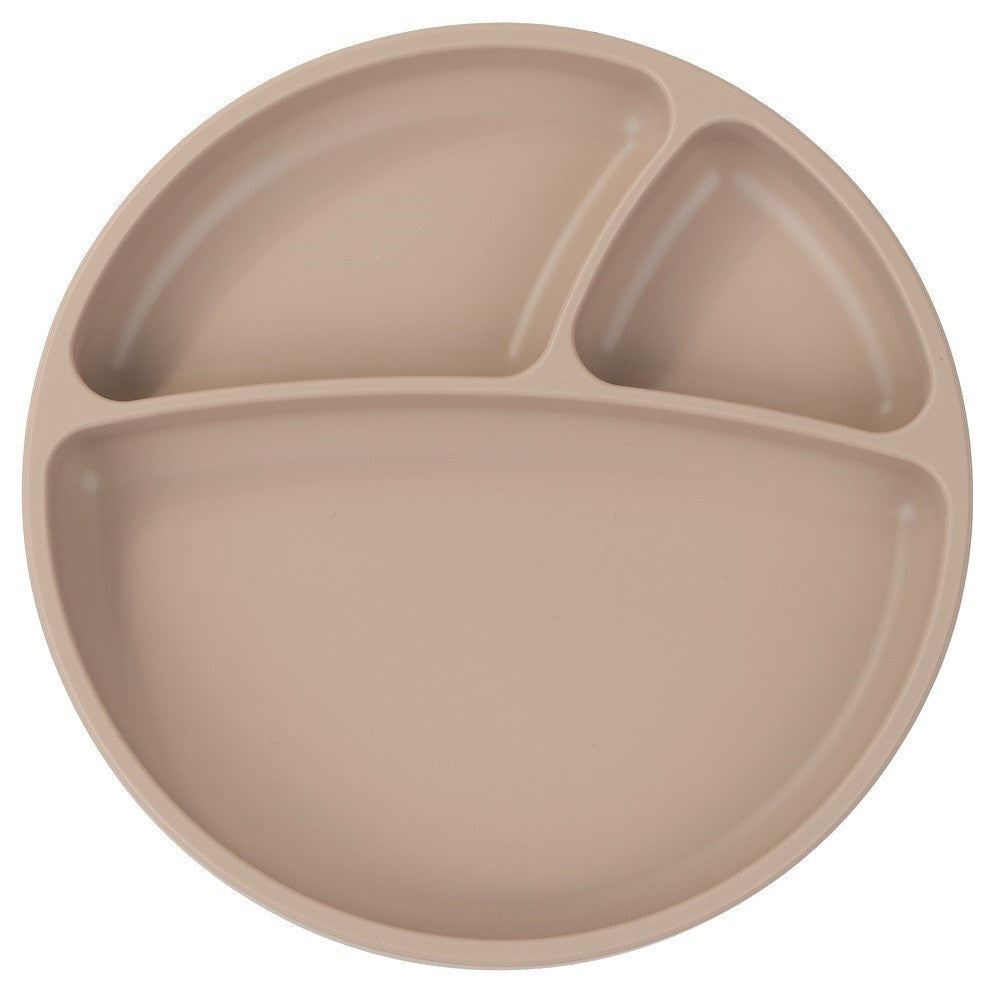 OiOi Silikon Tabak Vakum Tabanlı Porsiyon - Bubble Beige