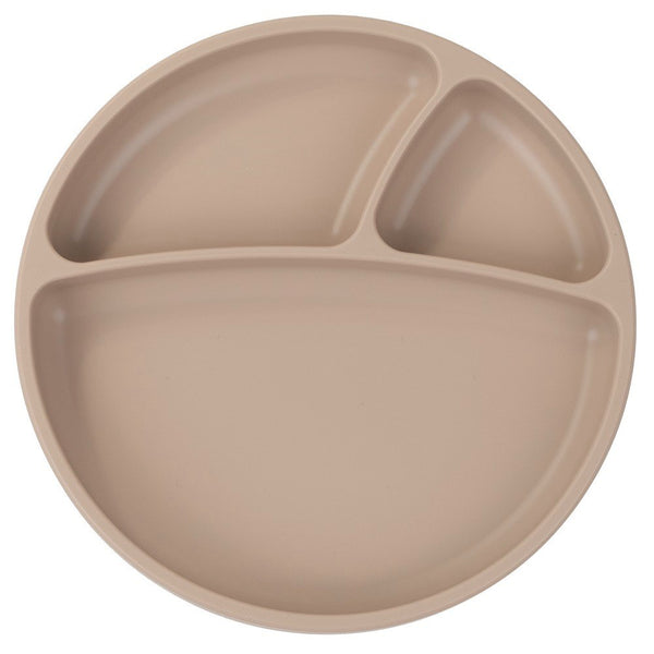 OiOi Silikon Tabak Vakum Tabanlı Porsiyon - Bubble Beige