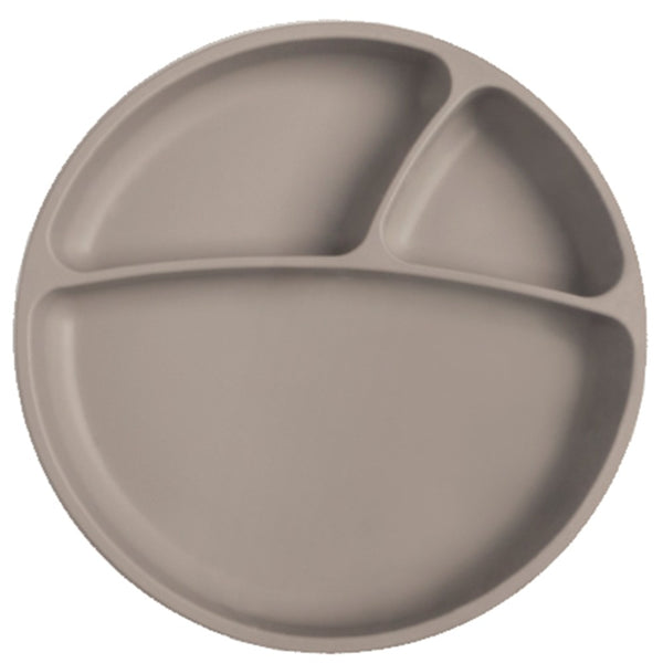 OiOi Silikon Tabak Vakum Tabanlı Porsiyon - Powder Grey