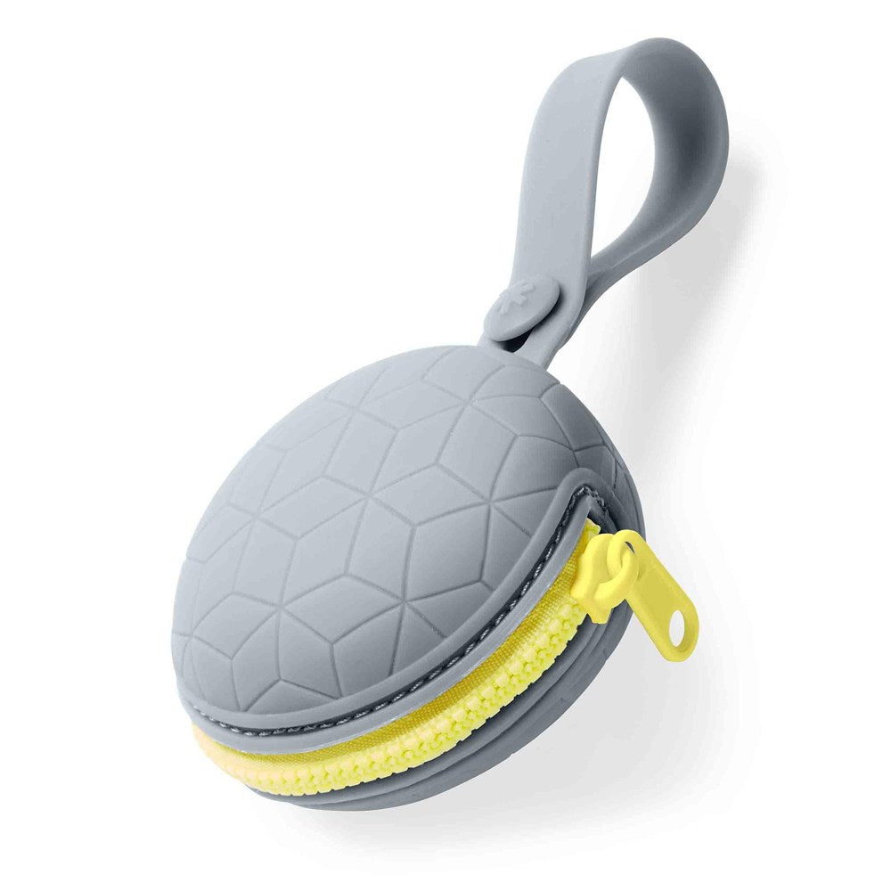 Skip Hop Grab&Go Silikon Emzik Kabı - Gri