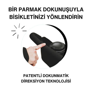 SmarTrike STR3 Plus 5’i 1 Arada Modüler Katlanabilir Bebek Arabası ve Üç Tekerlekli Bebek Bisikleti - Black