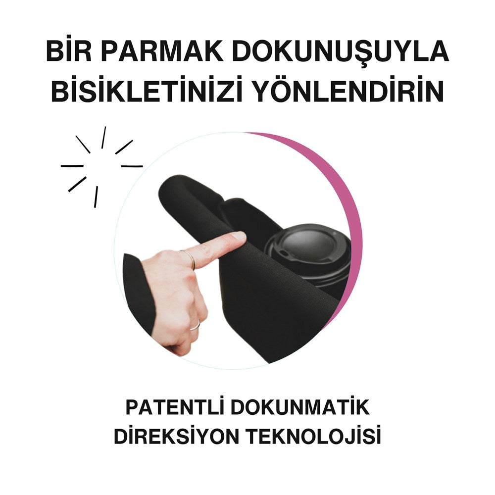 SmarTrike STR3 Plus 5’i 1 Arada Modüler Katlanabilir Bebek Arabası ve Üç Tekerlekli Bebek Bisikleti - Pink