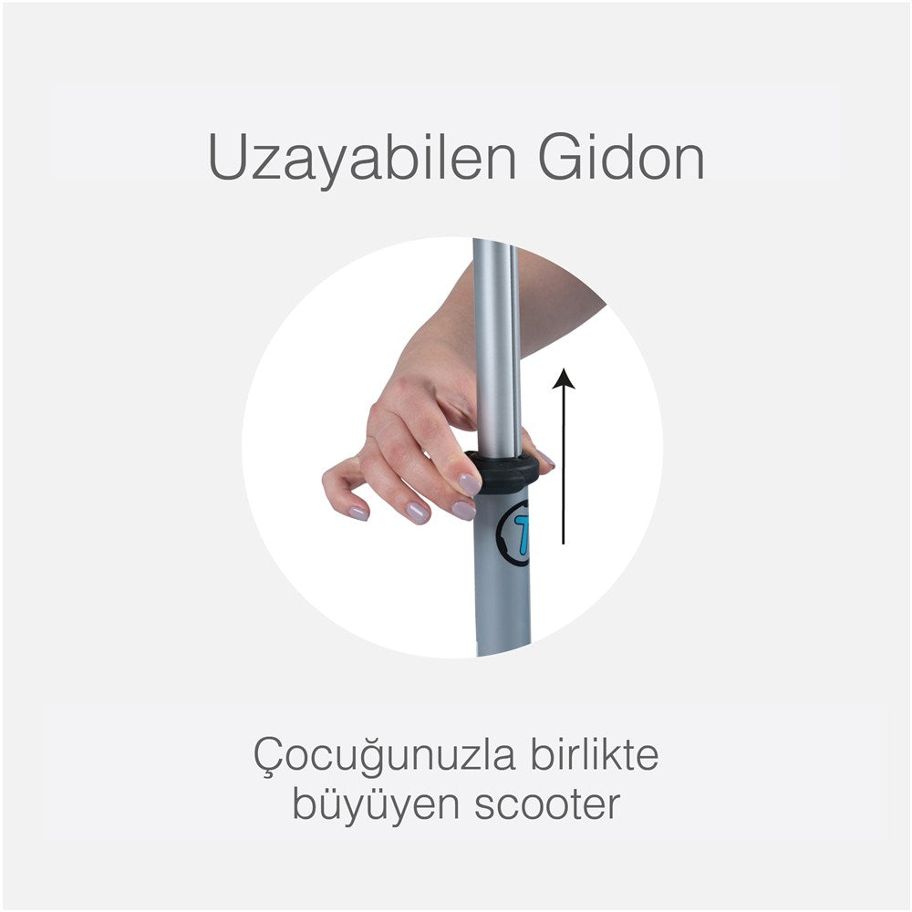 SmarTrike T1 3’ü 1 Arada Oturaklı ve Çantalı Çocuk Scooterı (15 Ay - 5 Yaş) - Blue