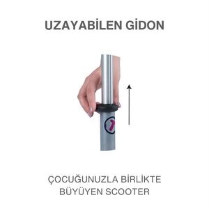 SmarTrike T1 3’ü 1 Arada Oturaklı ve Çantalı Çocuk Scooterı (15 Ay - 5 Yaş) - Pink