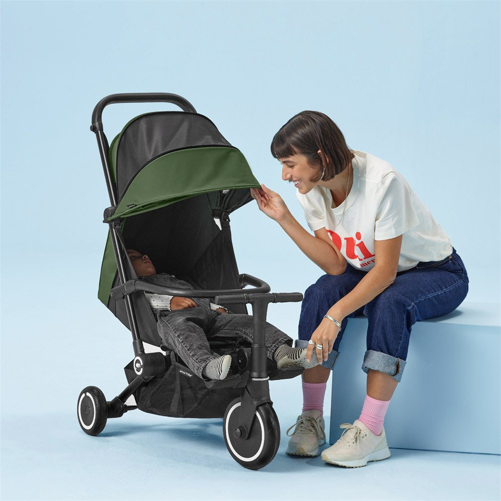 SmarTrike Traveler Hepsi Bir Arada Aktif Kabin Boy Bebek Arabası ve Bisiklet (6 Ay – 4 Yaş) - Midnight Blue