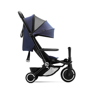SmarTrike Traveler Hepsi Bir Arada Aktif Kabin Boy Bebek Arabası ve Bisiklet (6 Ay – 4 Yaş) - Midnight Blue