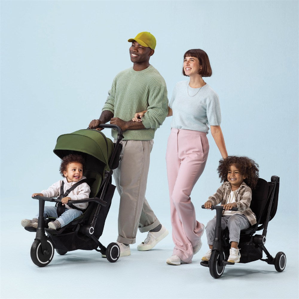 SmarTrike Traveler Hepsi Bir Arada Aktif Kabin Boy Bebek Arabası ve Bisiklet (6 Ay – 4 Yaş) - Midnight Blue