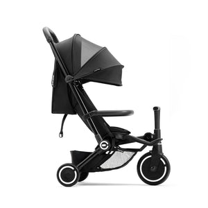 SmarTrike Traveler Hepsi Bir Arada Aktif Kabin Boy Bebek Arabası ve Bisiklet (6 Ay – 4 Yaş) - Onyx Black