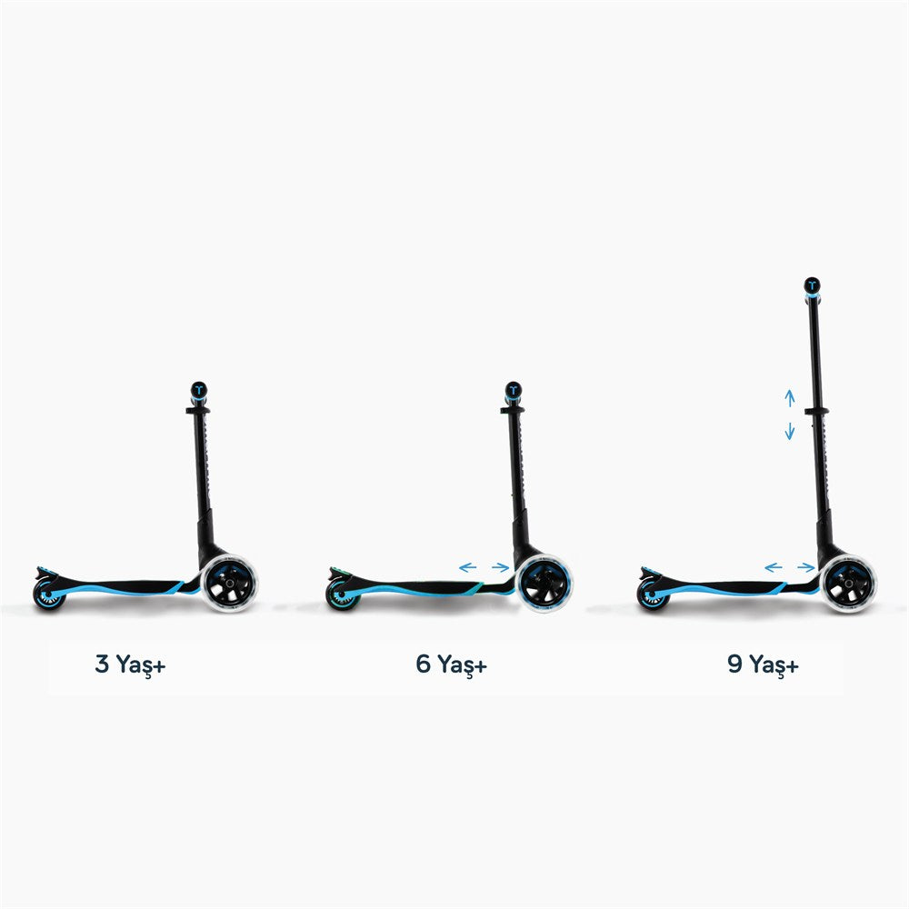 SmarTrike Xtend 3 Aşamalı Büyüyebilen Çocuk Scooterı (3-12 Yaş) - Blue