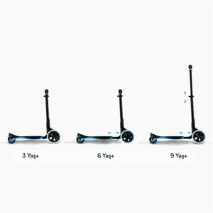 SmarTrike Xtend 3 Aşamalı Büyüyebilen Çocuk Scooterı (3-12 Yaş) - Blue