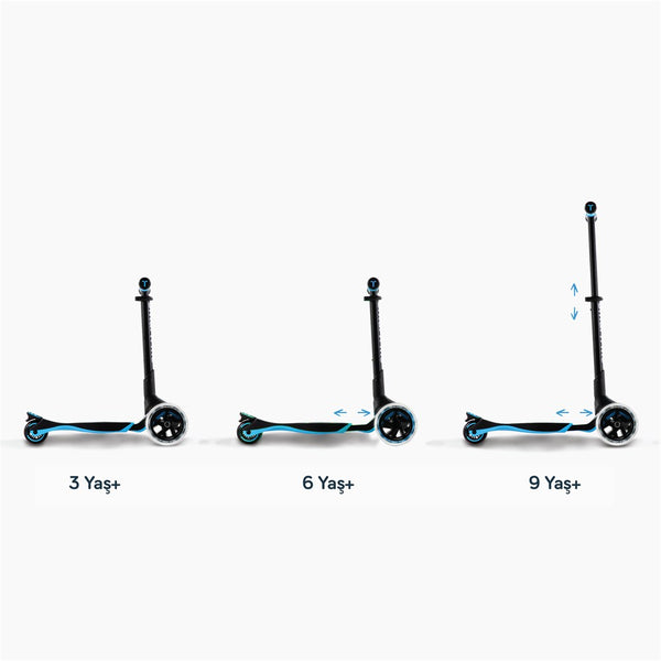 SmarTrike Xtend 3 Aşamalı Büyüyebilen Çocuk Scooterı (3-12 Yaş) - Blue