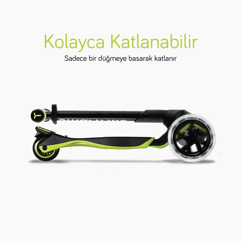 SmarTrike Xtend 3 Aşamalı Büyüyebilen Çocuk Scooterı (3-12 Yaş) - Lime