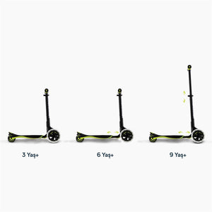 SmarTrike Xtend 3 Aşamalı Büyüyebilen Çocuk Scooterı (3-12 Yaş) - Lime
