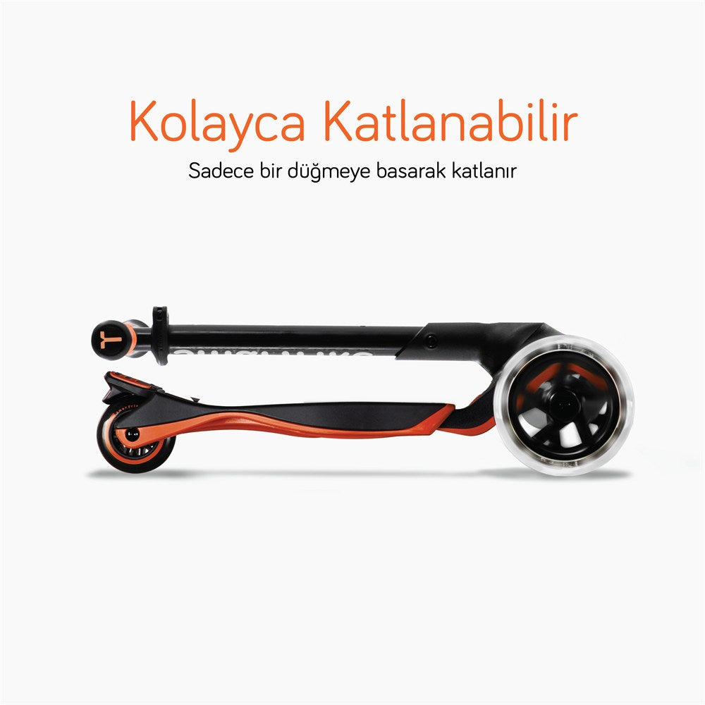 SmarTrike Xtend 3 Aşamalı Büyüyebilen Çocuk Scooterı (3-12 Yaş) - Orange