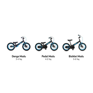 SmarTrike Xtend 3'ü 1 Arada Büyüyen Çocuk Bisikleti, 3-7 Yaş için Dengeden Pedala Eğitim Bisikleti - Blue