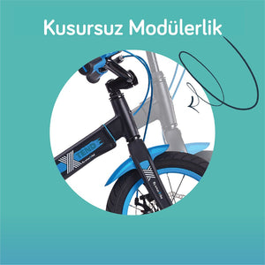 SmarTrike Xtend 3'ü 1 Arada Büyüyen Çocuk Bisikleti, 3-7 Yaş için Dengeden Pedala Eğitim Bisikleti - Blue