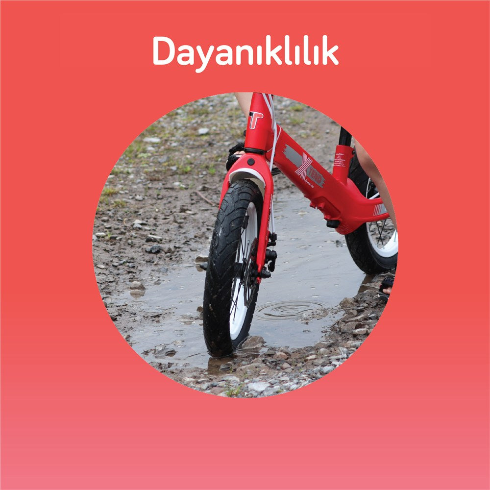 SmarTrike Xtend 3'ü 1 Arada Büyüyen Çocuk Bisikleti, 3-7 Yaş için Dengeden Pedala Eğitim Bisikleti - Red