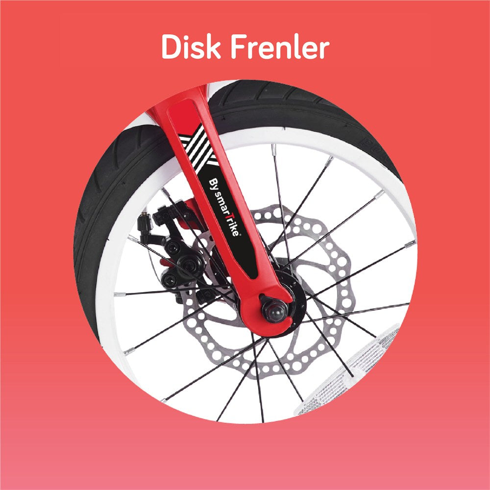 SmarTrike Xtend 3'ü 1 Arada Büyüyen Çocuk Bisikleti, 3-7 Yaş için Dengeden Pedala Eğitim Bisikleti - Red