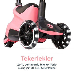 SmarTrike Xtend Büyüyebilen Ride On Scooter (12 Ay - 12 Yaş) - Salmon Pink